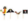 Pirate Series Cocktail Picks, Cupcake Toppers, Party Decoration, 20Pcs/Pack
